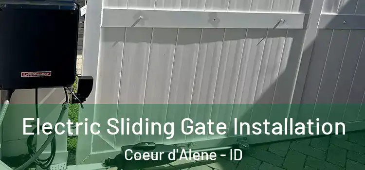  Electric Sliding Gate Installation Coeur d'Alene - ID