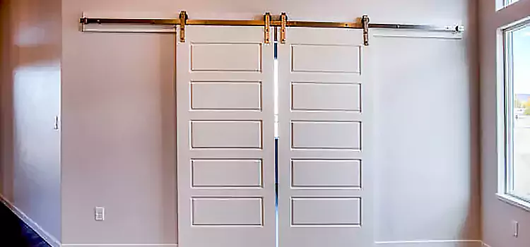 Glass Barn Door with Installation Hardware Kit Coeur d'Alene